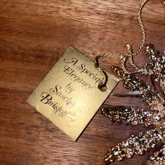 Rare Sascha Brastoff 24k Gold Electroplated Starburst Necklace - Picture 3 of 5